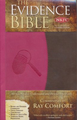 NKJV Evidence Bible, Duo-Tone Pink/Brown