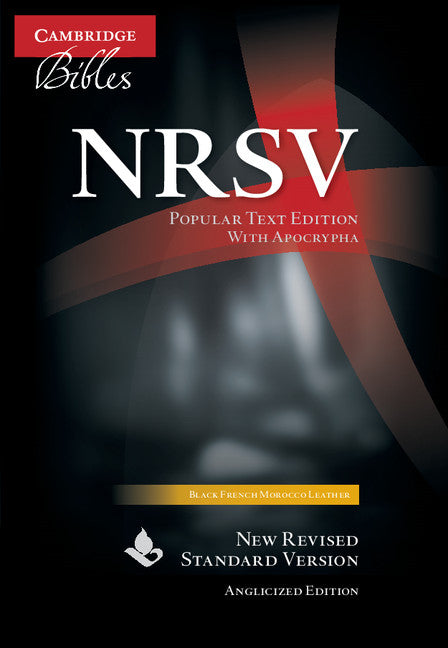 NRSV Popular Text with Apocrypha Moroccan Leather Black - Re-vived