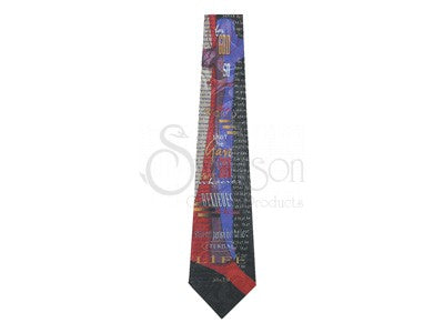 Tie: John 3:16 Black - Re-vived
