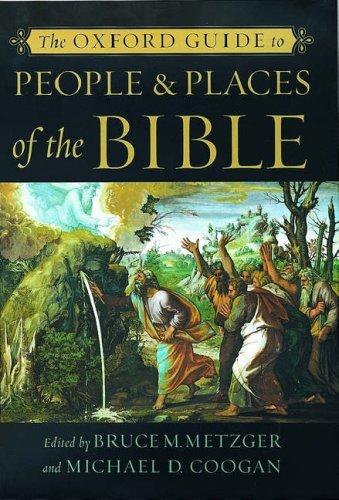 The Oxford Guide to People and Places of the Bible