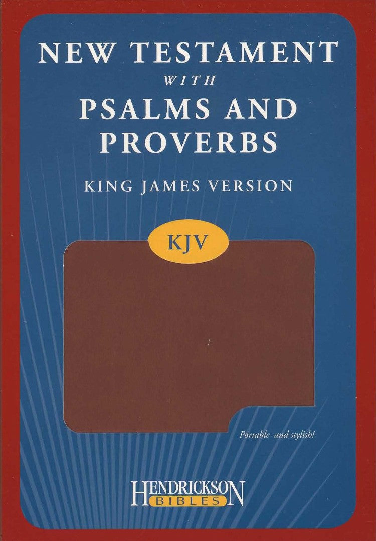 KJV New Testament with Psalms and Proverbs Espresso Flexi