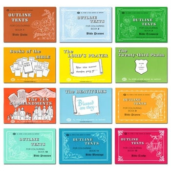 Colouring Books: Mixed Set Of 12