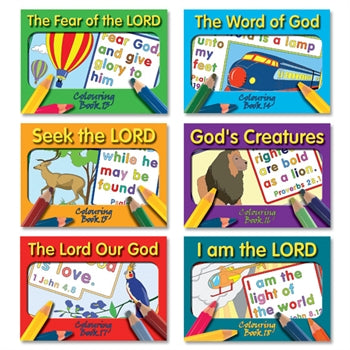 Colouring Books: Mixed Set Of 6