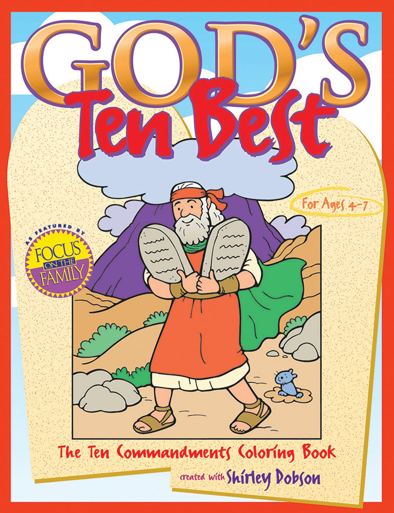 God's Ten Best Colouring Book