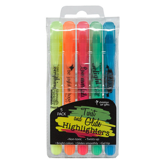 Twist & Glide Highlighter Set (pack of 5)