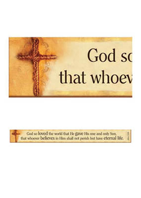 John 3:16 Magnetic Strip