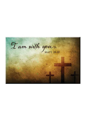 Cross Matthew 28:20 Magnet