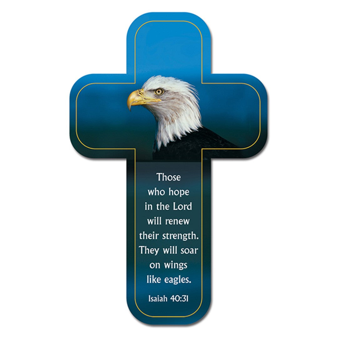 Wings Like Eagles Cross Bookmark