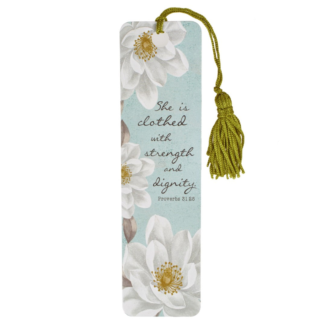 Proverbs 31:25 Tassel Bookmark