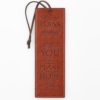Jeremiah 29:11 LuxLeather Bookmark