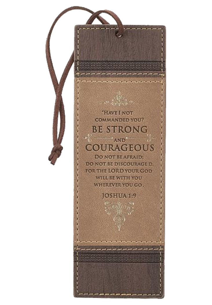 Joshua 1:9 LuxLeather Bookmark