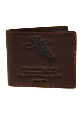 Isaiah 40:31 Leather Wallet