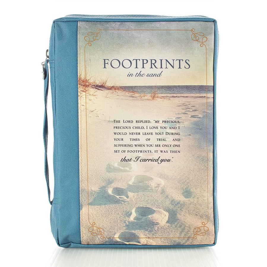 Footprints Bible Case, Medium - Re-vived