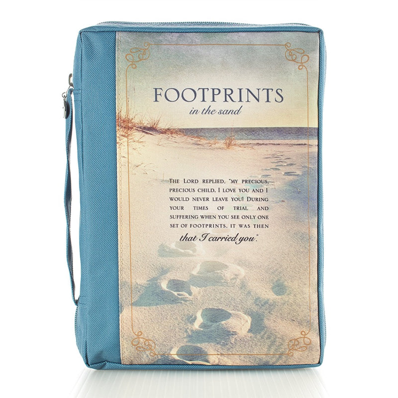 Footprints Bible Case, Medium
