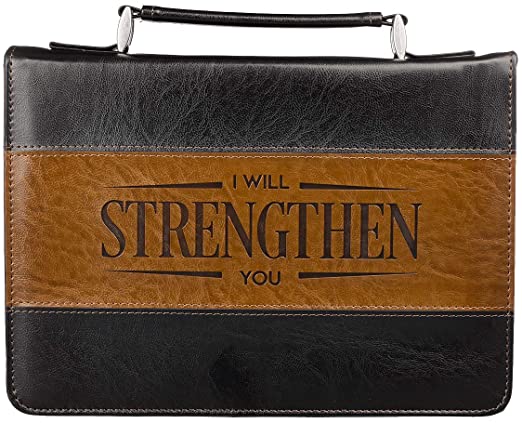I Will Strengthen You Classic Bible Case, Medium - Re-vived
