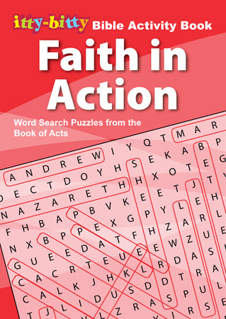 Itty Bitty: Faith in Action Word Search Puzzles - Re-vived