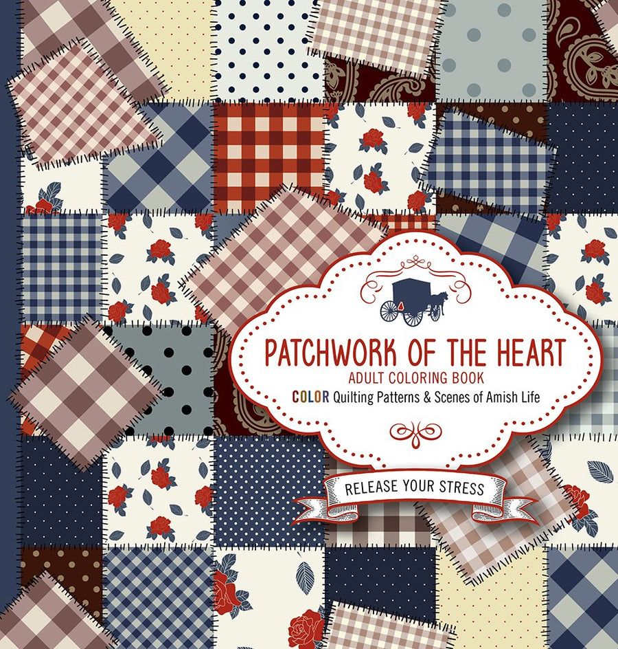 Patchwork Of The Heart - Colouring Book - Re-vived