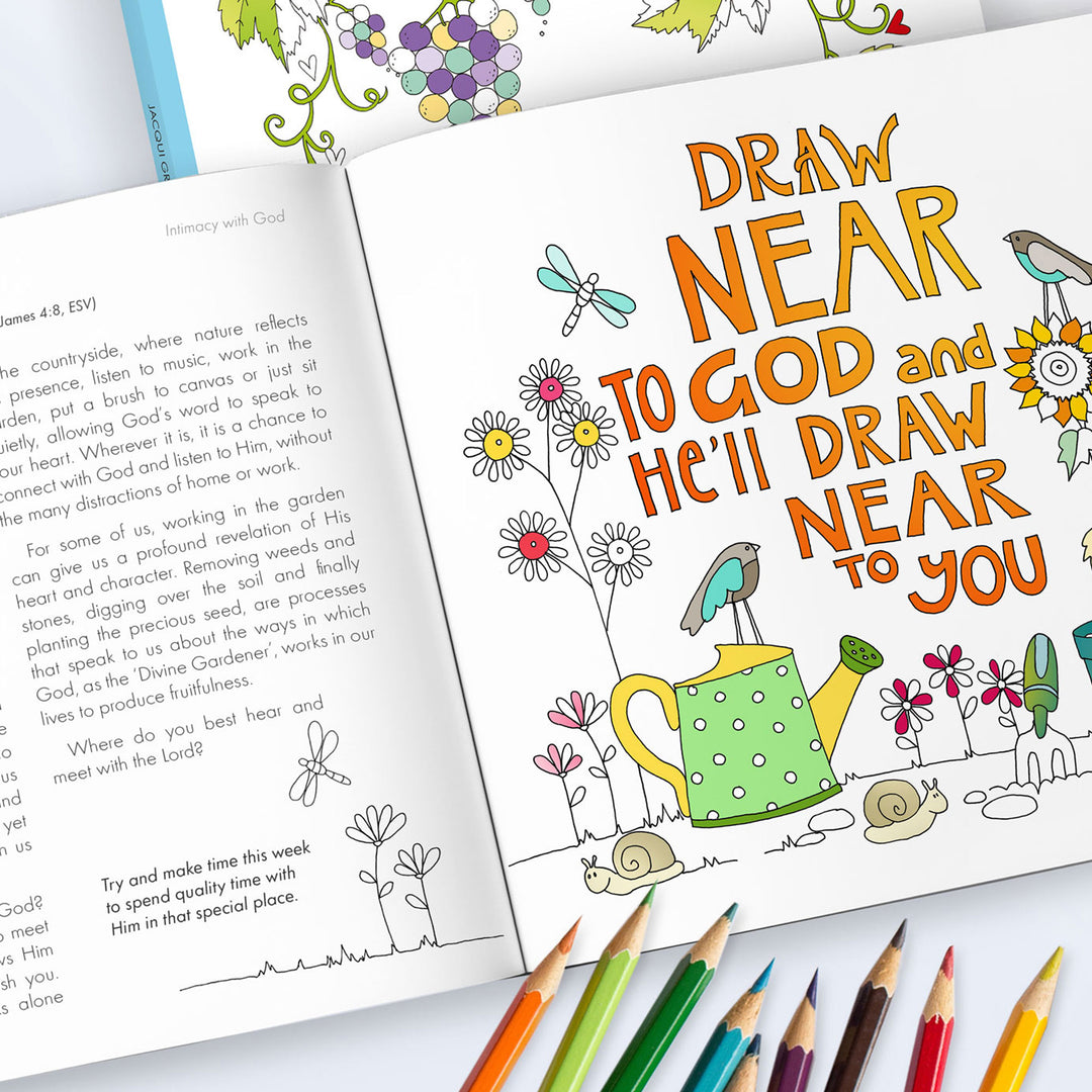 Words of Grace Colouring Devotional - Re-vived