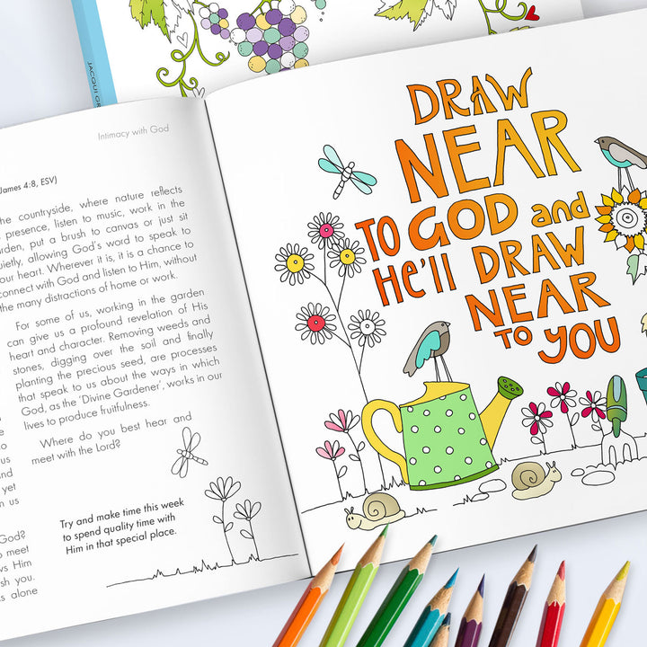 Words of Grace Colouring Devotional - Re-vived