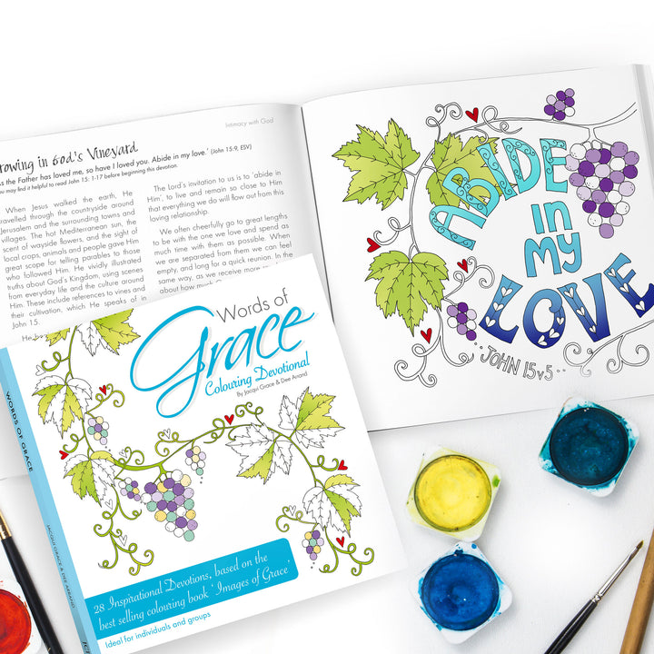 Words of Grace Colouring Devotional - Re-vived