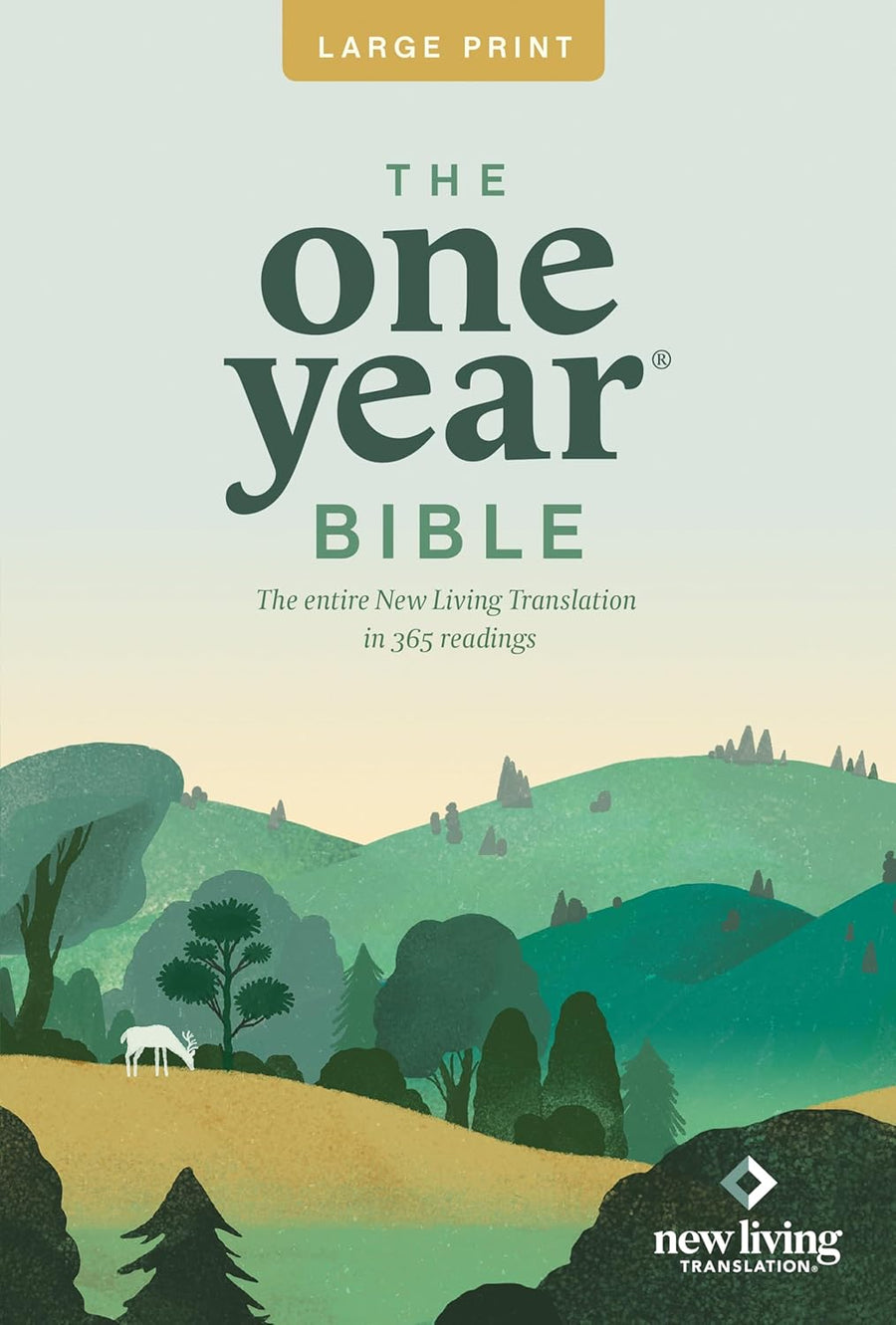 The NLT One Year Bible Slimline Large Print PB - Re-vived