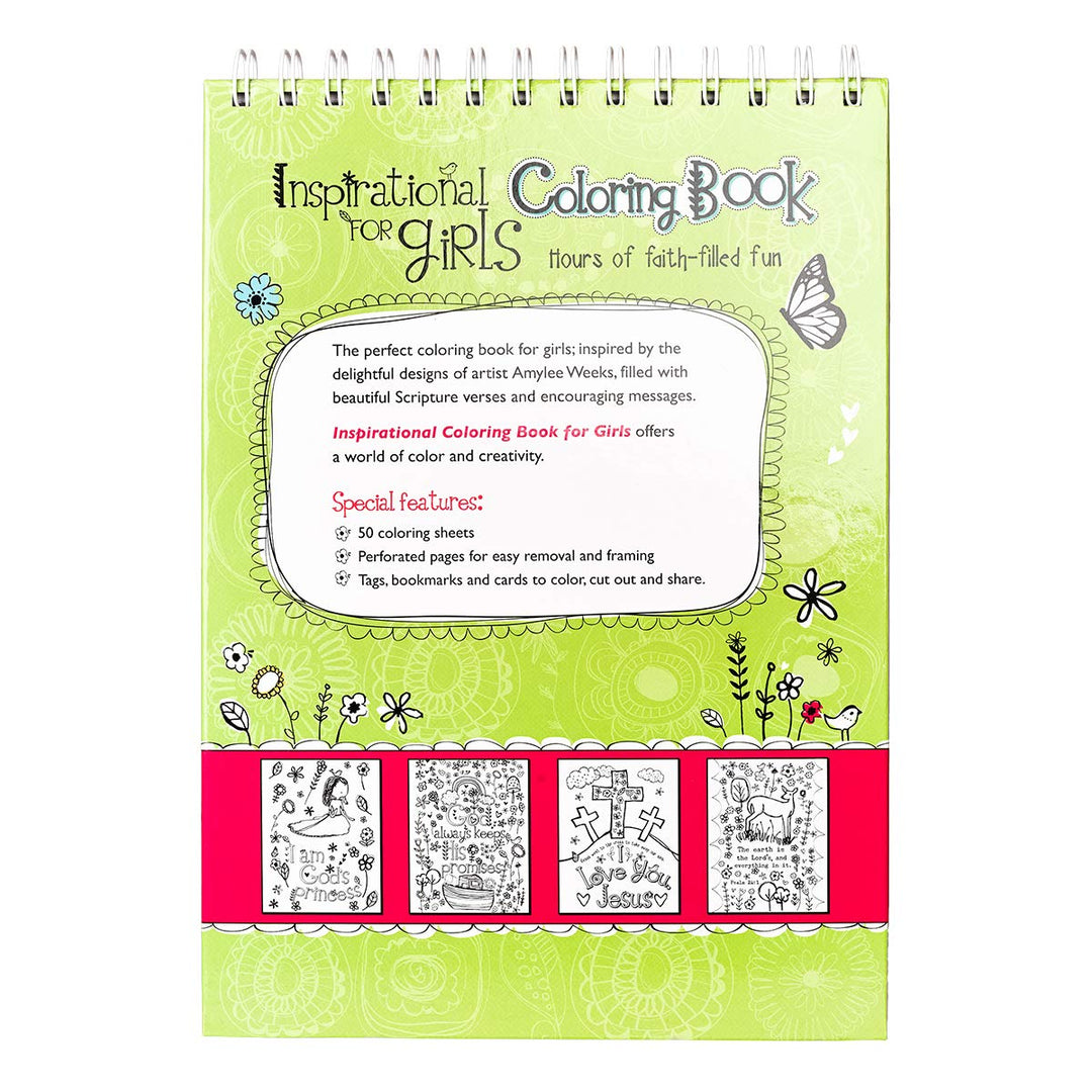 Inspirational Coloring Book for Girls - Re-vived