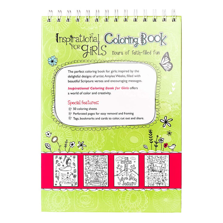 Inspirational Coloring Book for Girls - Re-vived