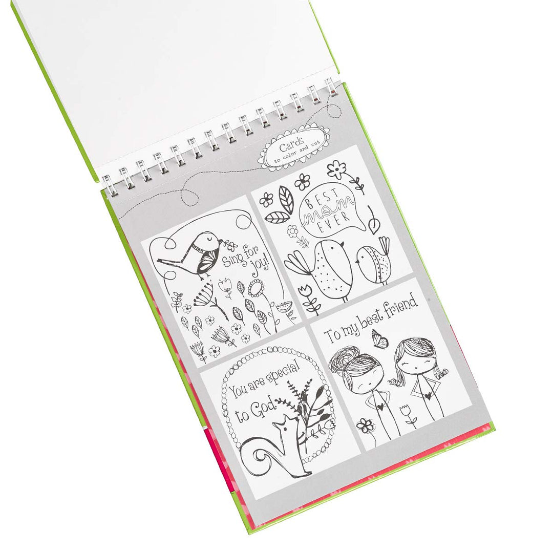 Inspirational Coloring Book for Girls - Re-vived