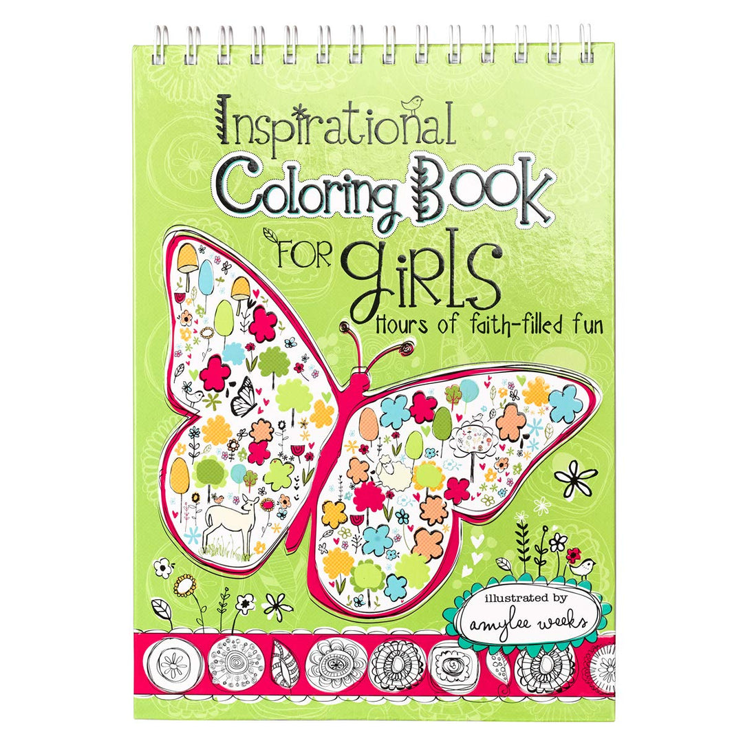 Inspirational Coloring Book for Girls - Re-vived