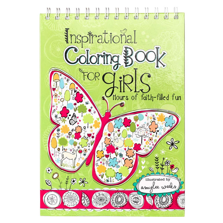 Inspirational Coloring Book for Girls - Re-vived