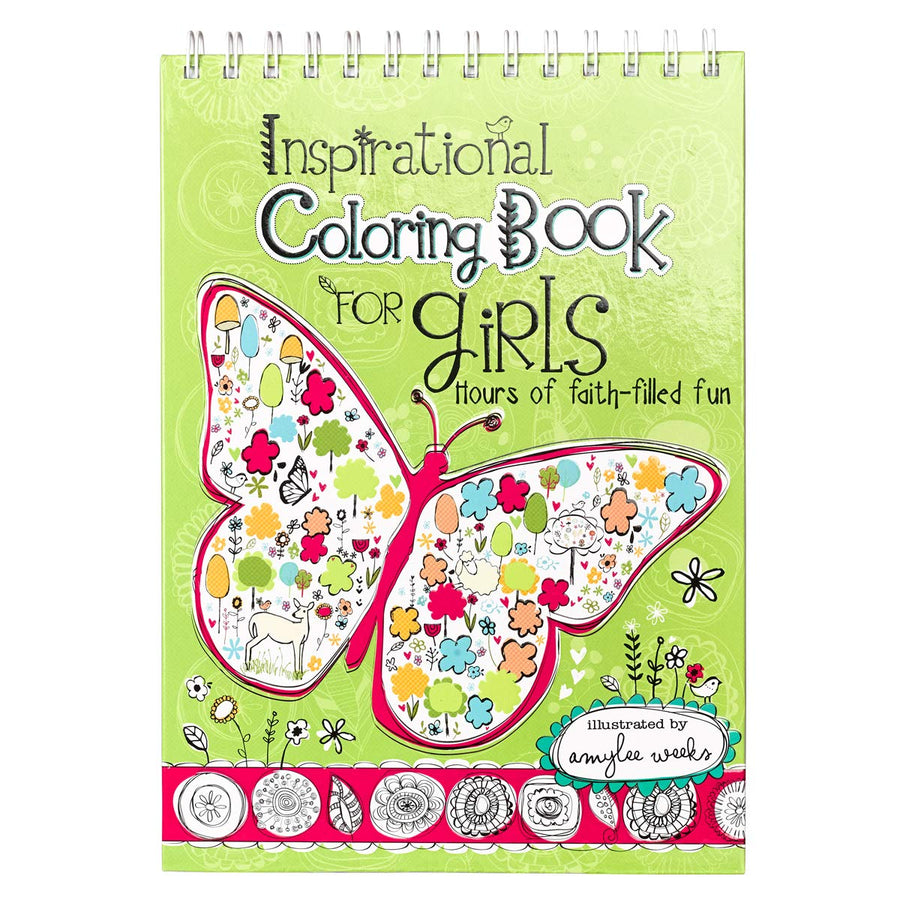 Inspirational Coloring Book for Girls - Re-vived