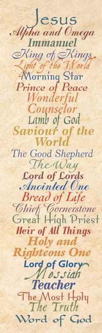 Bookmarks - The Names of Jesus (pack of 25)