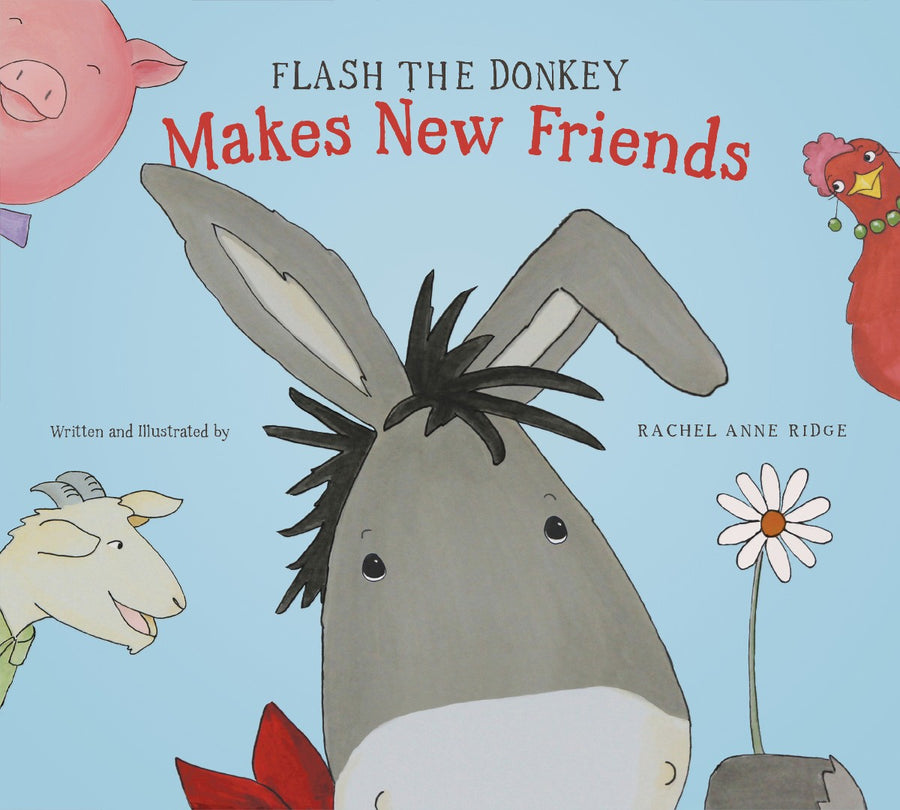 Flash The Donkey Makes New Friends - Re-vived