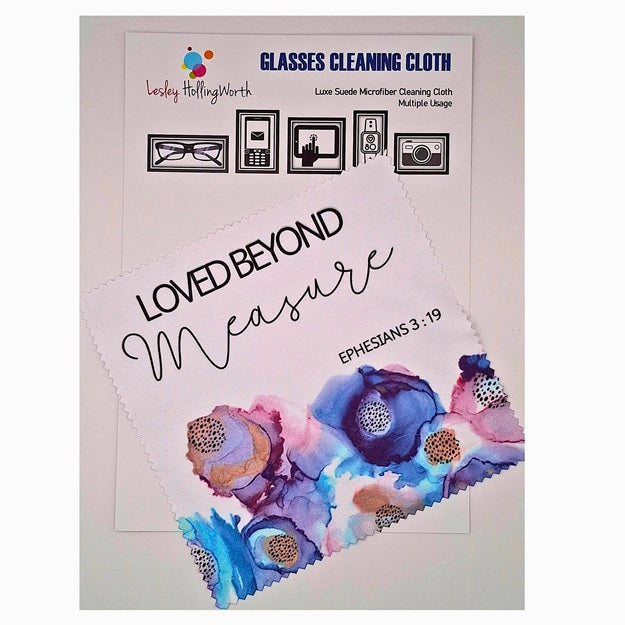 Flowers Glasses Cleaning Cloth