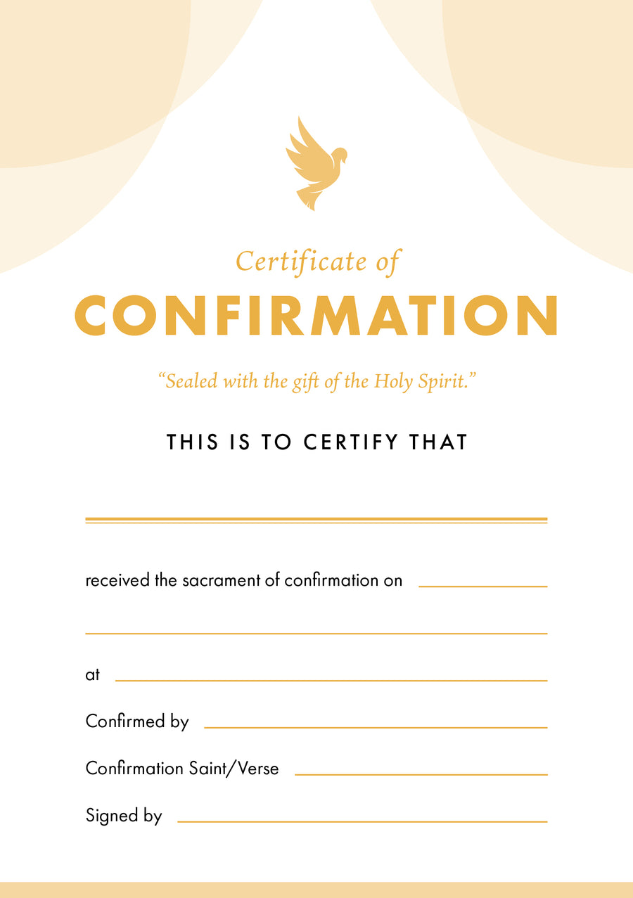 ETC Confirmation Certificate A4 Portrait (pack of 10) - Re-vived