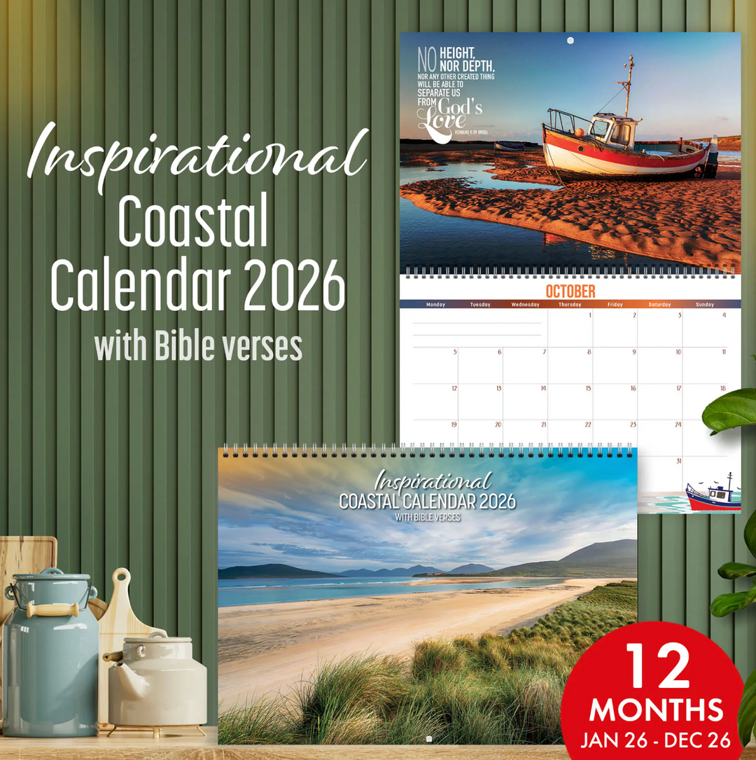Inspirational Coastal Calendar 2026 - Re-vived