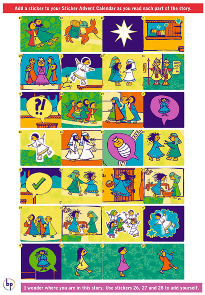 GodVenture Sticker Advent Calendar - Re-vived