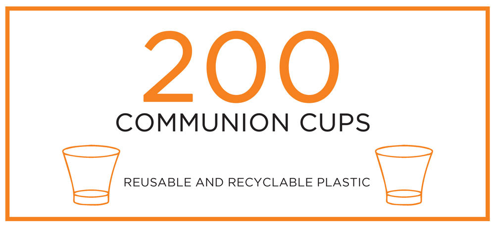 CLC Communion Cups - Pack of 200 - Re-vived
