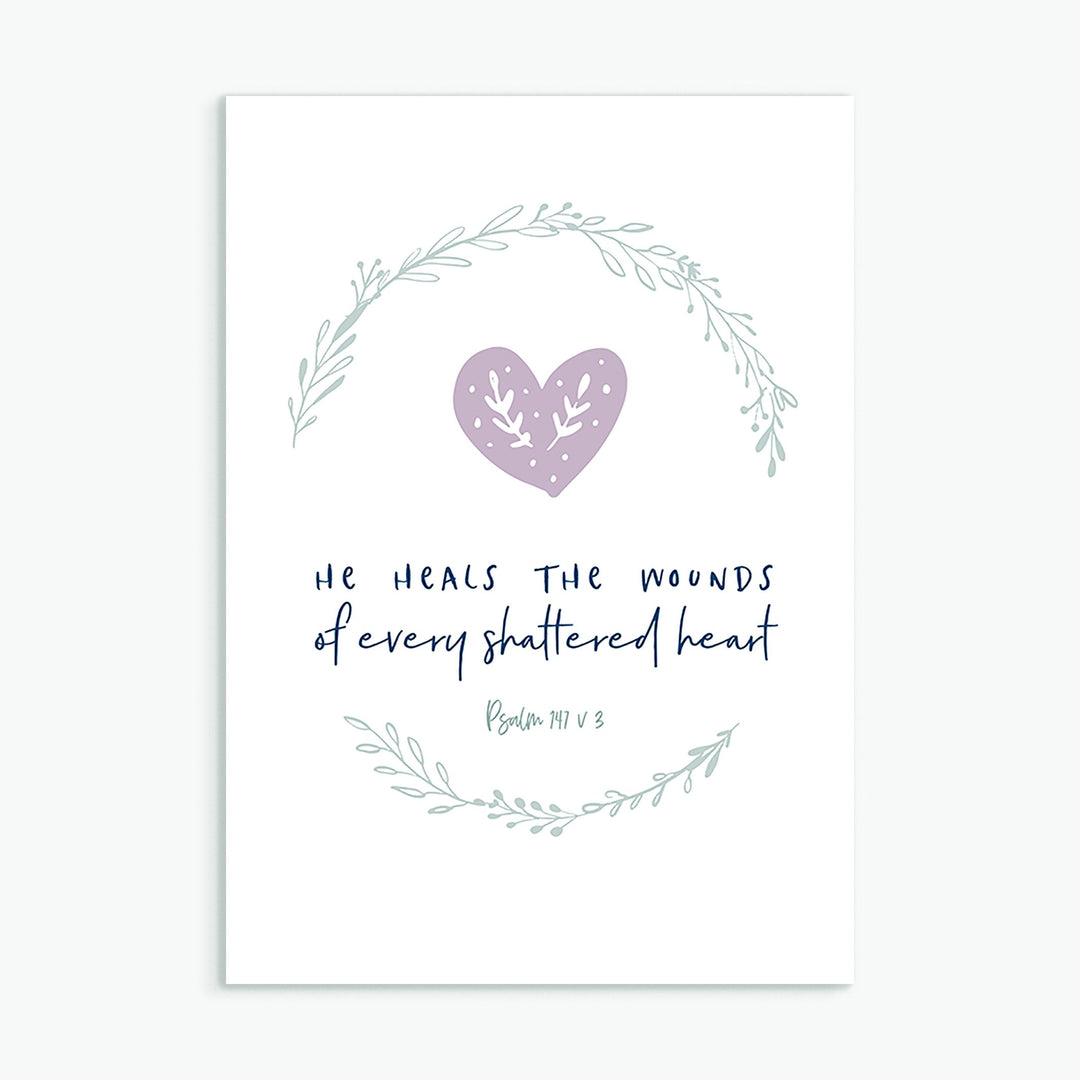 He Heals Greeting Card - Re-vived