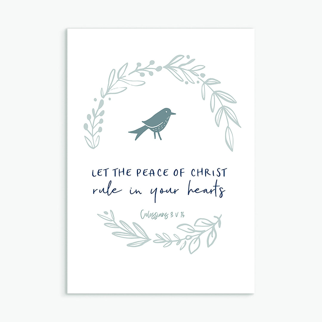 Let the Peace of Christ Greeting Card - Re-vived
