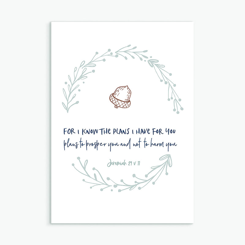 For I Know The Plans Greeting Card