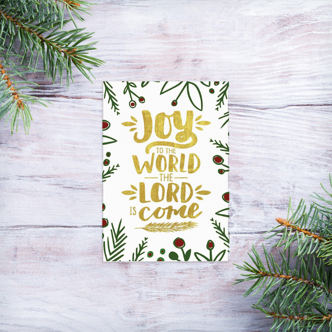 Joy to the World Christmas Magnet - Re-vived