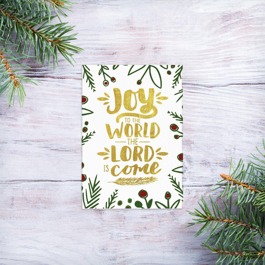 Joy to the World Christmas Magnet - Re-vived