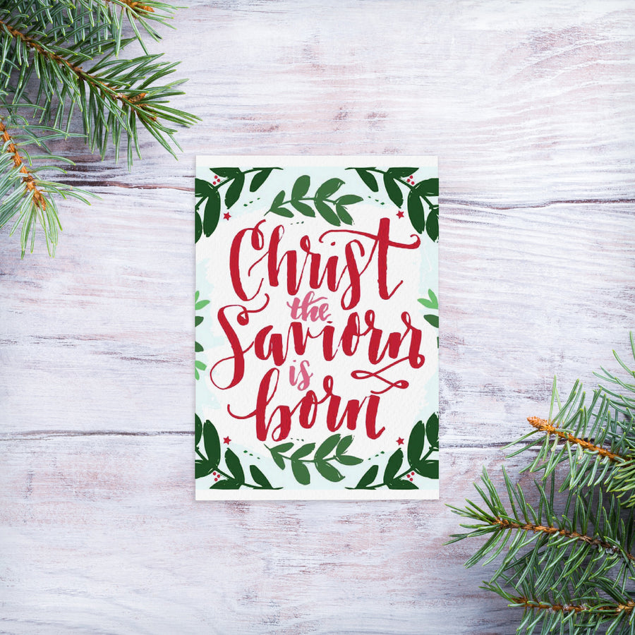 Christ the Saviour Christmas Magnet - Re-vived