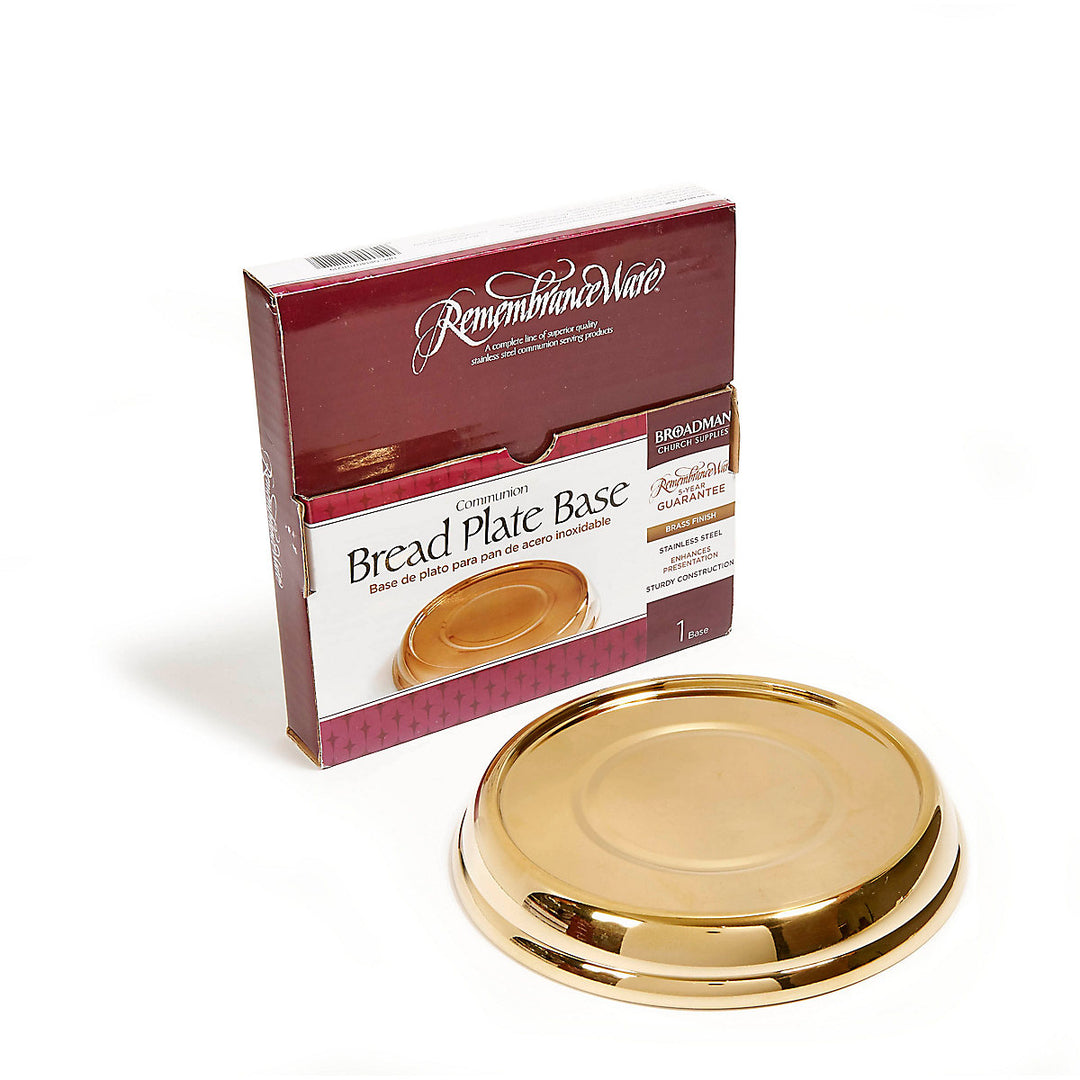 Brass Stacking Bread Plate Base - Re-vived