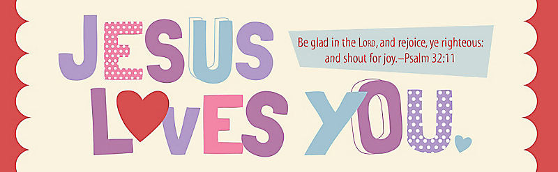 Jesus Loves You Bookmark (Pack of 25)