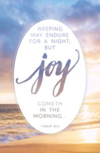 Joy Cometh In The Morning Bulletin (Pack of 100)