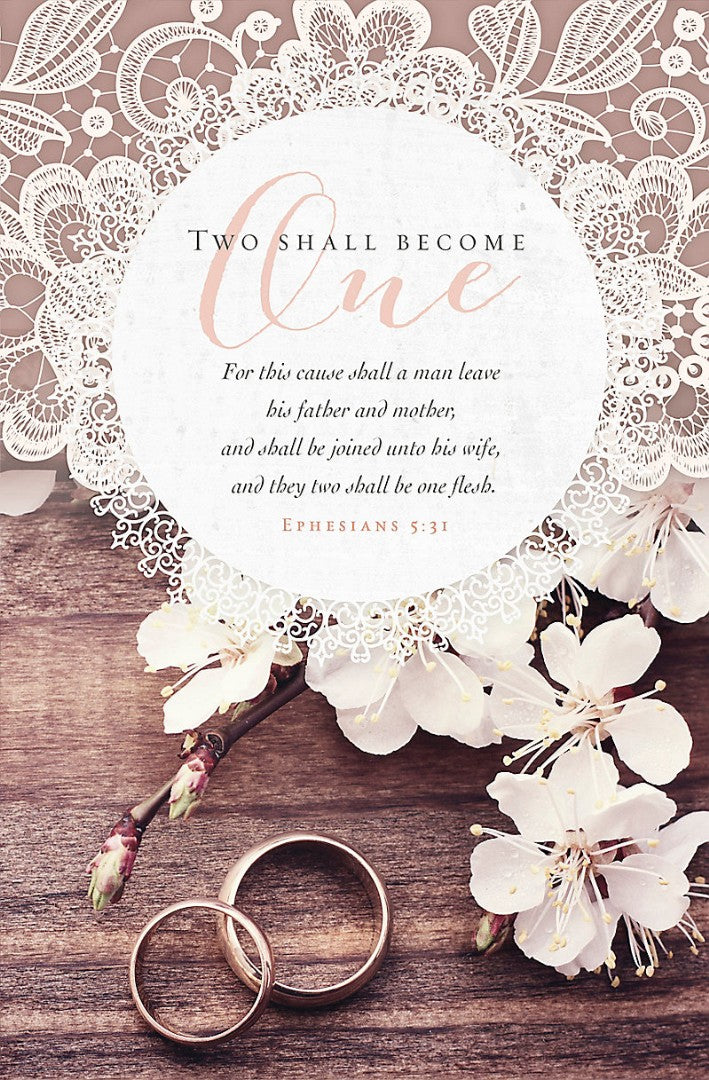 Two Shall Become One Bulletin (Pack of 100)