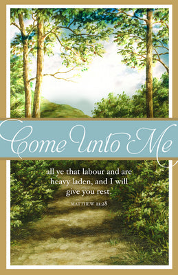 Come Unto Me Bulletin (Pack of 100)