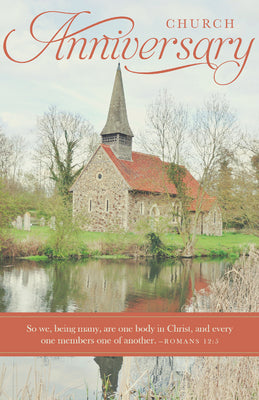 Church Anniversary Bulletin (Pack of 100) - Re-vived
